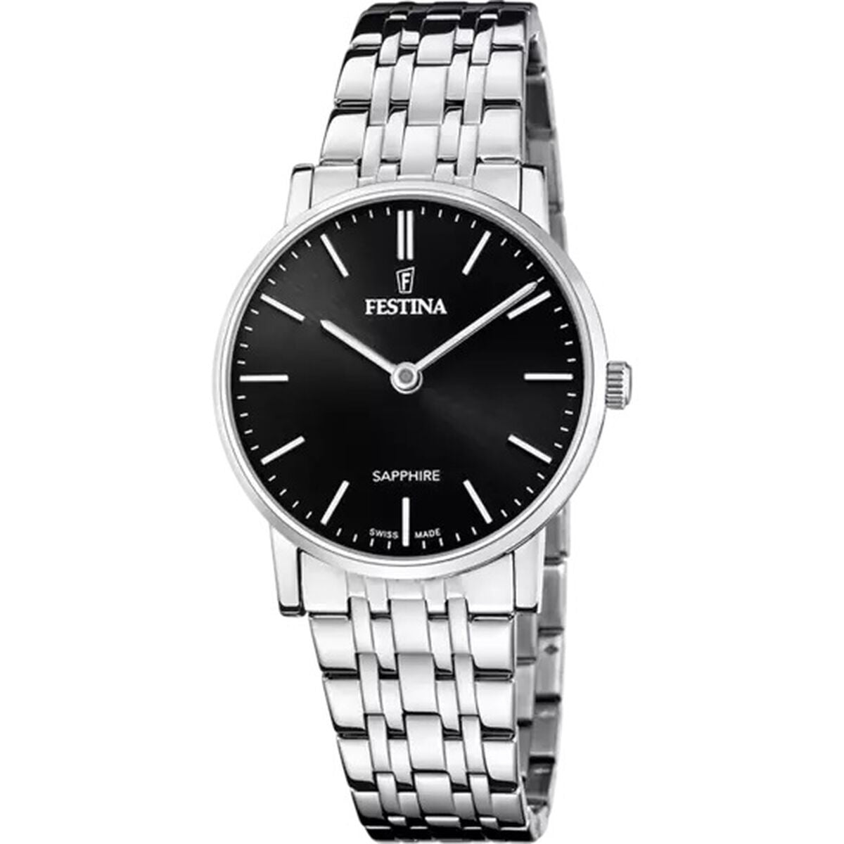 Image représentant Montre Homme Festina F20047/4 Noir Argenté, une création élégante disponible chez Rue des Bijoux.