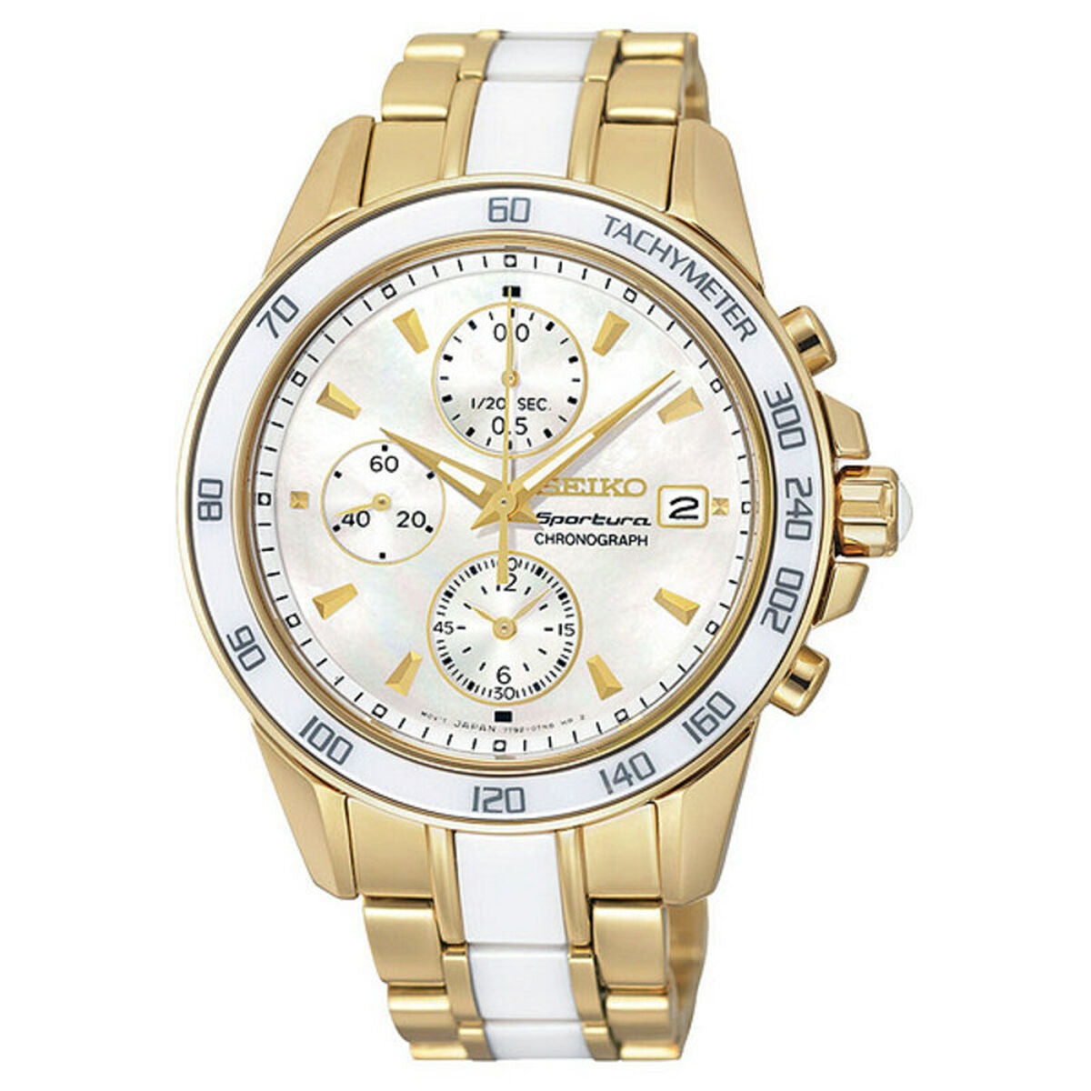 Image de Montre Femme Seiko SNDX02P1 (Ø 38 mm) de Rue des Bijoux