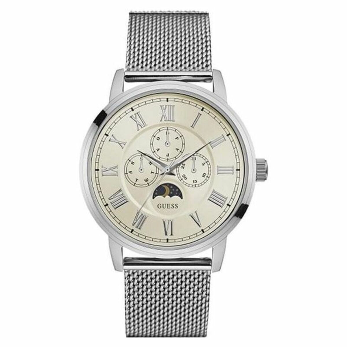 Image de Montre Femme Guess W0871G4 (Ø 43 mm), disponible chez Rue des Bijoux, parfaite pour un look élégant et sophistiqué.