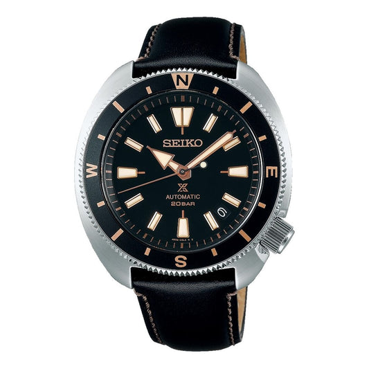 Image de Montre Homme Seiko PROSPEX TORTOISE LAND EDT. Noir de Rue des Bijoux