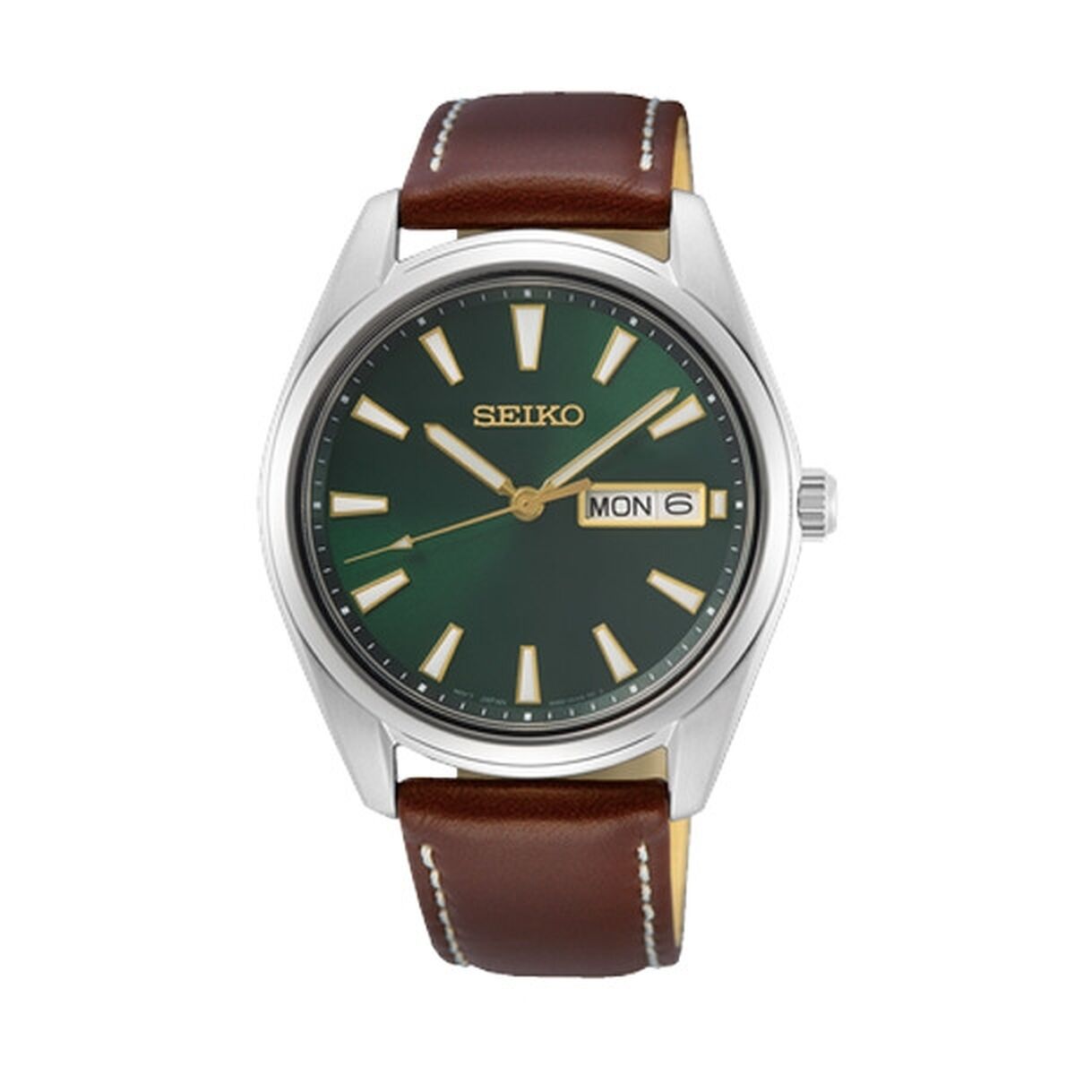 Image de Montre Homme Seiko SUR449P1 Vert de Rue des Bijoux