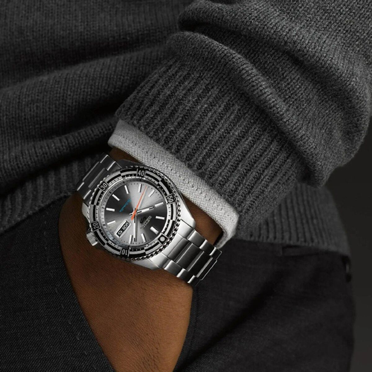 Image de Montre Homme Seiko SRPK09K1 de Rue des Bijoux