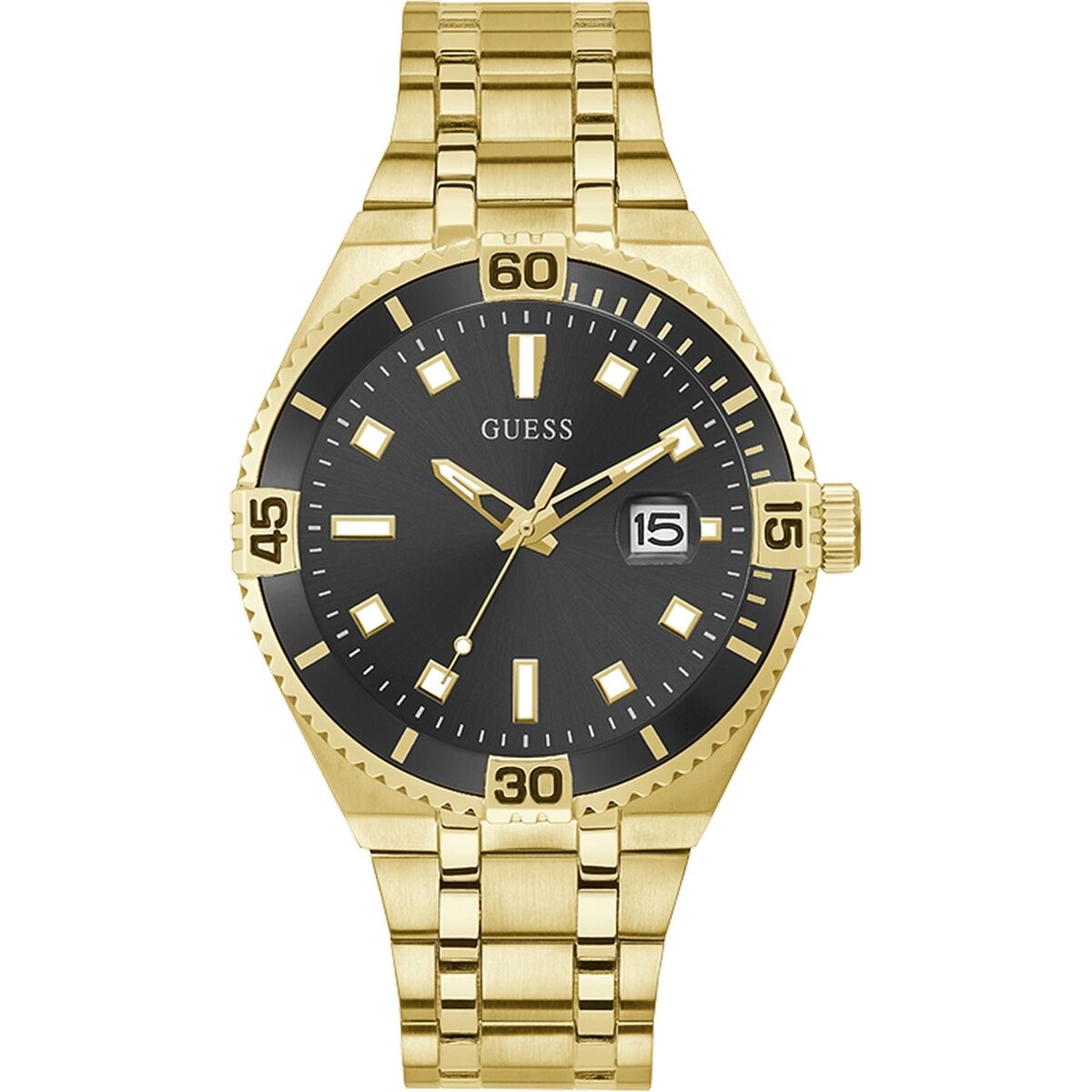 Image de Montre Homme Guess GW0330G2, disponible chez Rue des Bijoux, parfaite pour un look élégant et sophistiqué.