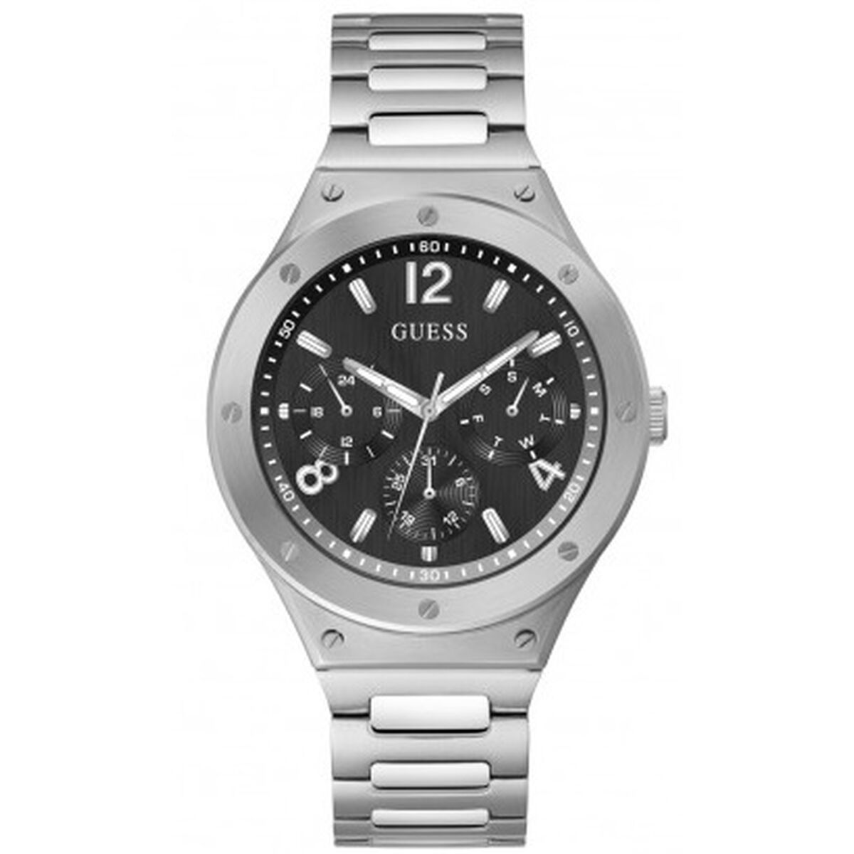 Image de Montre Homme Guess GW0454G1 (Ø 44 mm), disponible chez Rue des Bijoux, parfaite pour un look élégant et sophistiqué.