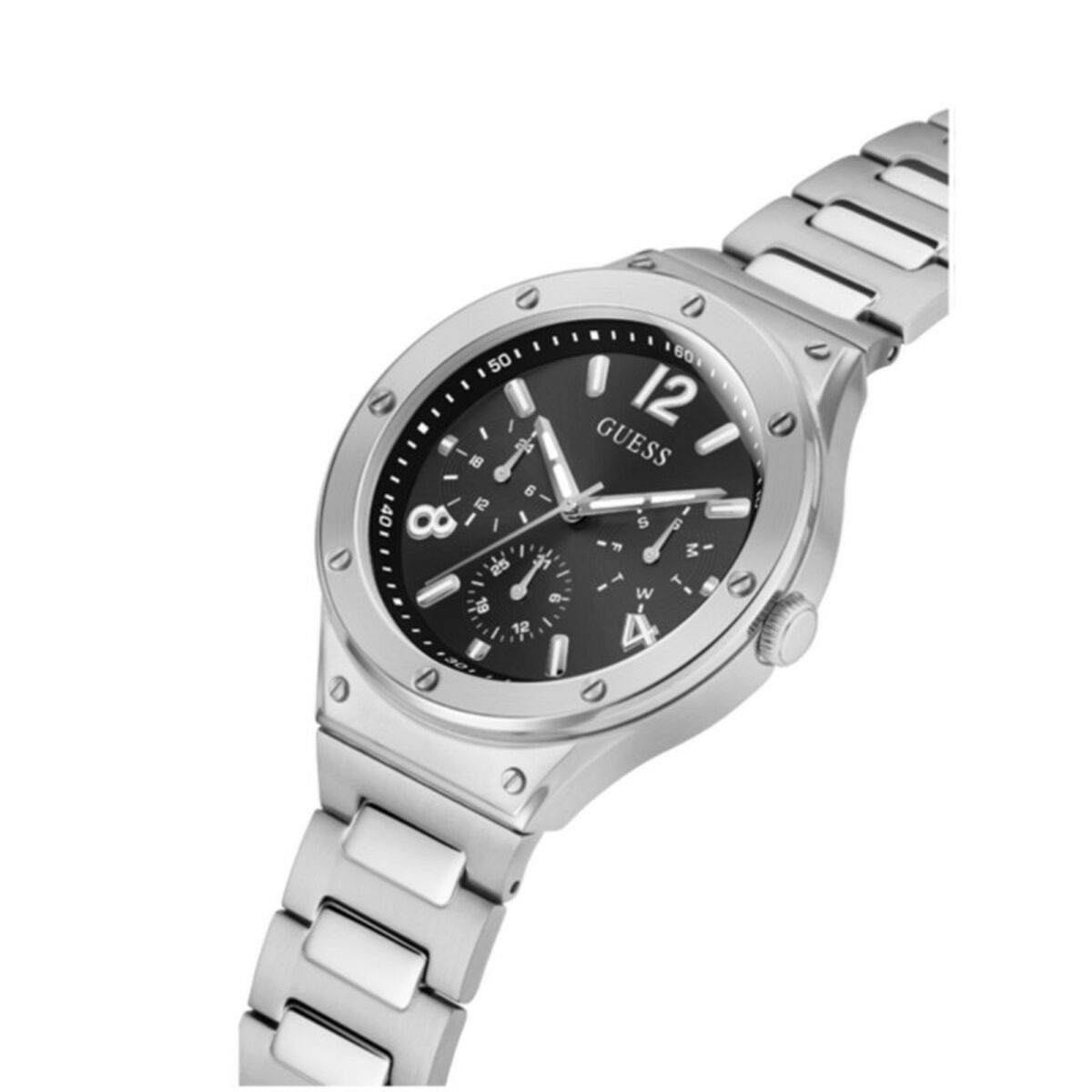 Image de Montre Homme Guess GW0454G1 (Ø 44 mm), disponible chez Rue des Bijoux, parfaite pour un look élégant et sophistiqué.