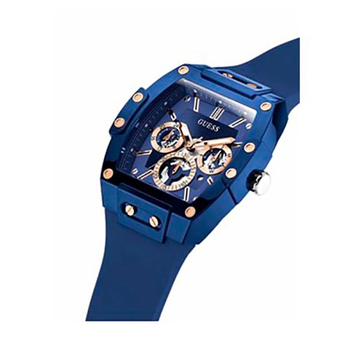 Image de Montre Homme Guess GW0203G7, disponible chez Rue des Bijoux, parfaite pour un look élégant et sophistiqué.