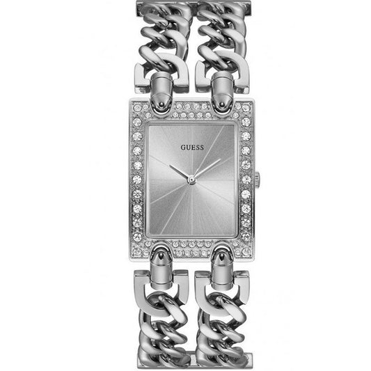 Image de Montre Femme Guess W1121L1 (Ø 28 mm), disponible chez Rue des Bijoux, parfaite pour un look élégant et sophistiqué.