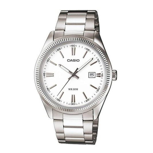 Montre Homme Casio DATE WHITE (Ø 30 mm) (Ø 32 mm) - Disponible chez Rue des Bijoux