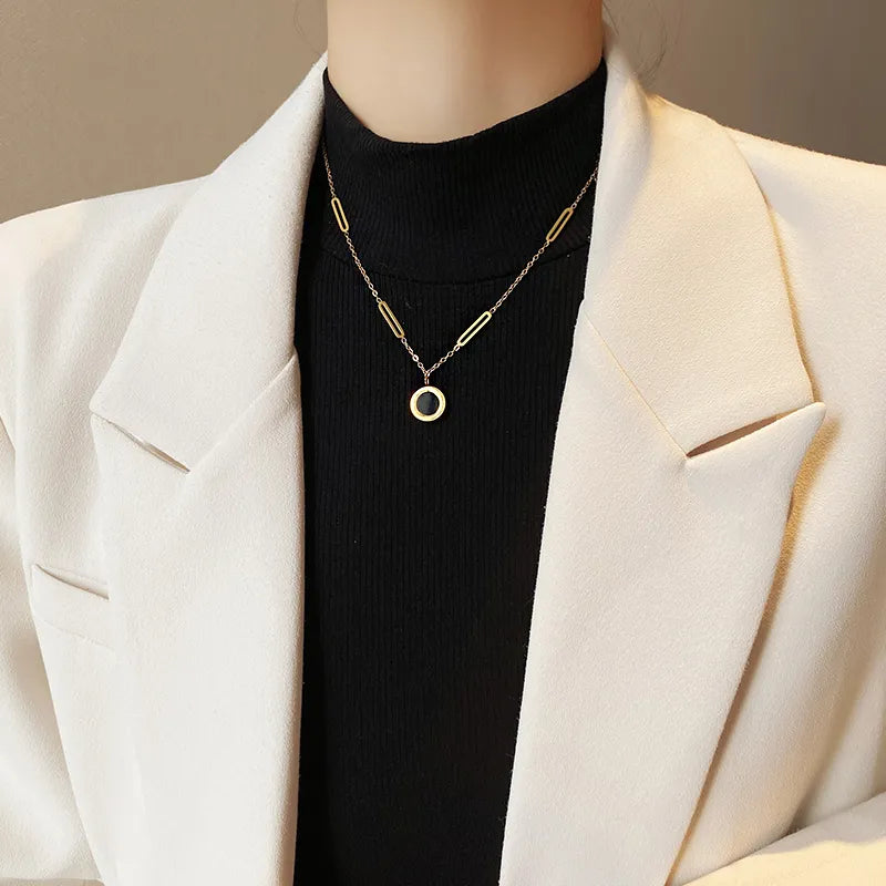 Gold Ebony Necklace