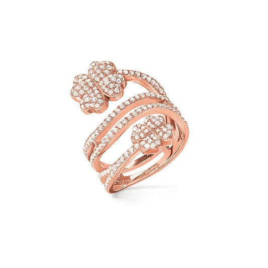 Bague Folli Follie Or rose de Heart4Heart - Rue Des Bijoux