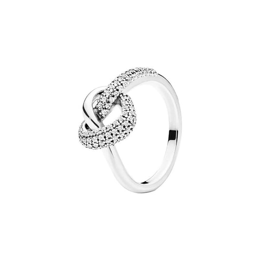 bague en argent coeur