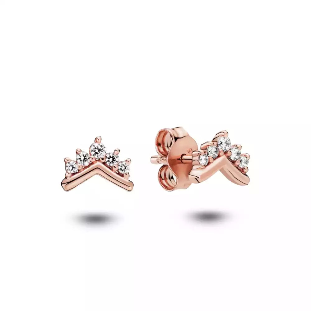 boucle d'oreille gold rose