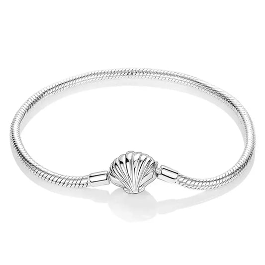 bracelet argent coquillage