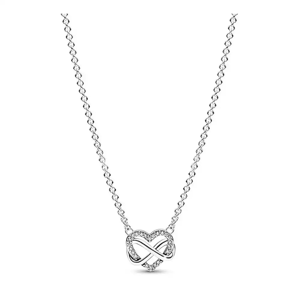 collier en argent coeur pendentif