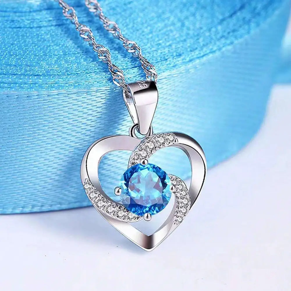 collier en argent coeur